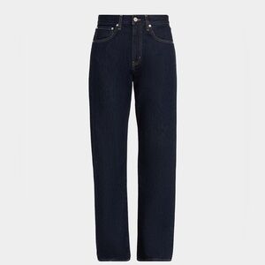 H&M Women's Dark Blue Straight Leg Jeans